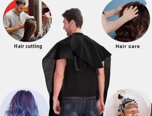 Salon Cape Set – Generic Salon Cape + Neck Strips (22 pcs) – Clean & Ready