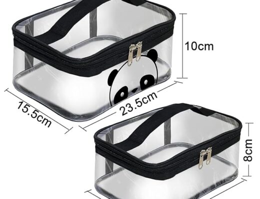 Beauty Pouches Set – Generic Beauty Storage Pouches (2 pcs) – Clean & Ready