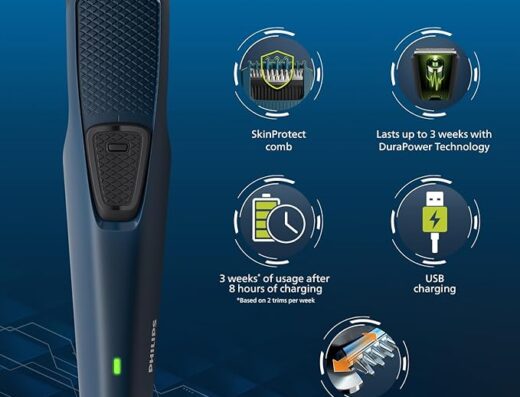 Philips Beard Trimmer – Philips Beard Trimmer BT3047/27 – Clean Blades/Heads